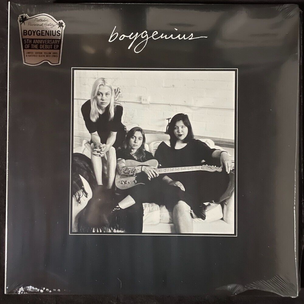 boygenius Phoebe Bridgers 5th Ann Edition Yellow Colored Vinyl EP Matador